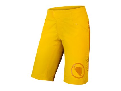Női Endura SingleTrack Lite Safronhort Fit rövidnadrágok (Méret 4XS)