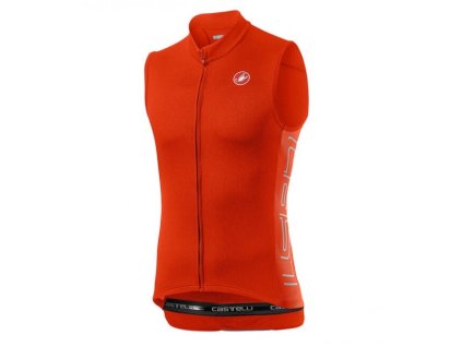 Castelli ENTRATA V ujjatlan mez tüzes piros - XL