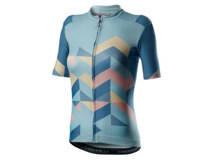 Női Castelli UNLIMITED W trikó világoskék (Méret 4XS)