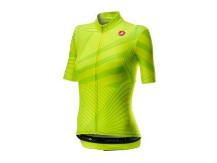 Női trikó Castelli SUBLIME fluo sárga (Méret 4XS)