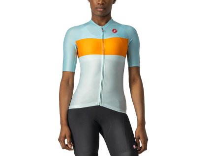 Női Castelli AERO PRO W light acqua trikó (Méret XS)