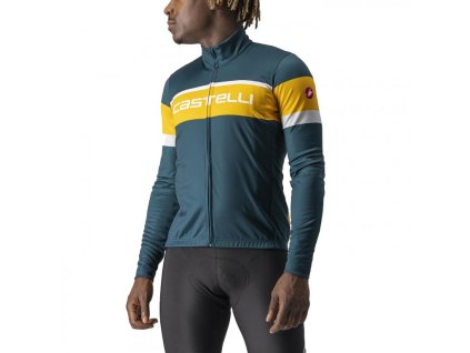 dres castelli passista zeleno modra 56035