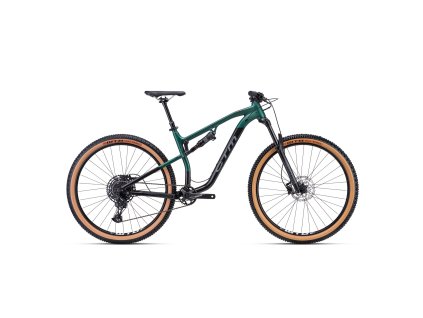 CTM SKAUT 2.0 matt sötétzöld / fényes fekete (Vázméret 18")