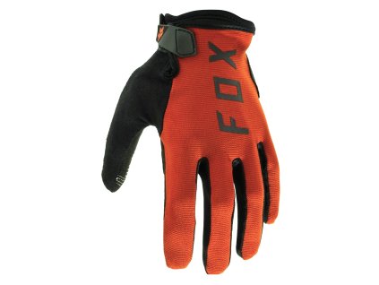 FOX Ranger Gel égetett narancssárga kesztyű (Méret 4XS)