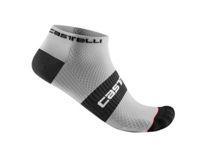 Castelli LOWBOY 2 SOCK fehér zokni (Megosztott méret S/M)