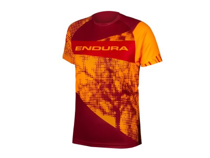 Endura Kids MT500JR S/S T narancssárga (Gyermek ruházat mérete 6 év)