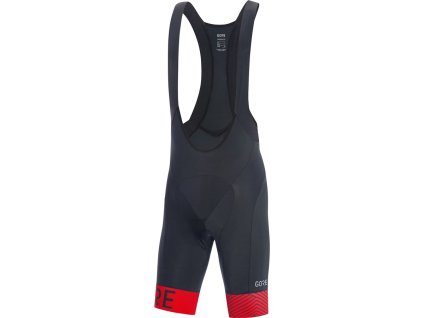 kratasy s trakmi gore c5 optiline bib shorts blackred 18682