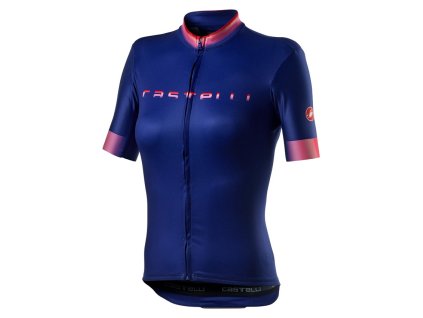 Női trikó Castelli GRADIENT sötétkék (Méret 4XS)