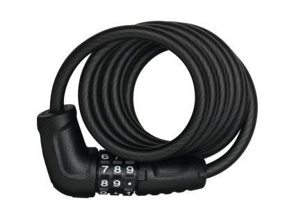 zamok abus star 4508c black 150cm 54031