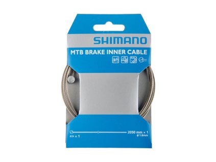 brzdove lanko nerezove 2050x1.6mm shimano 56269