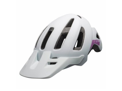damska prilba bell nomad w mat white purple 50 57 cm 54772