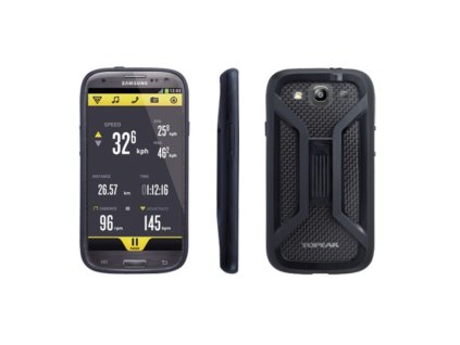 puzdro s drziakom topeak ride case na samsung s3 cierne 23600