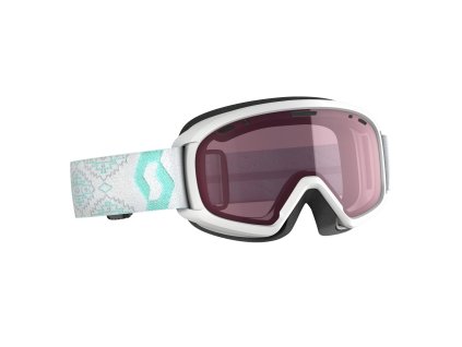 lyziarske okuliare scott goggle jr witty whitemint green 22763
