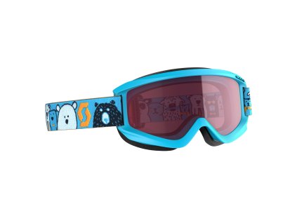 lyziarske okuliare scott goggle jr agent blue 22765