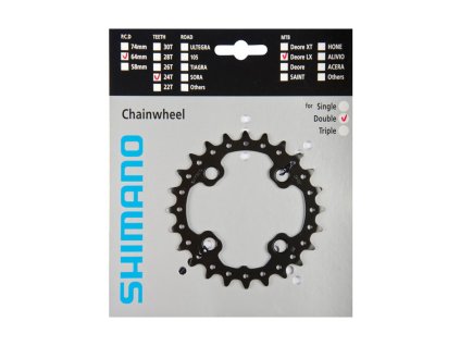 Shimano SLX FCM675 64mm 24z. fekete