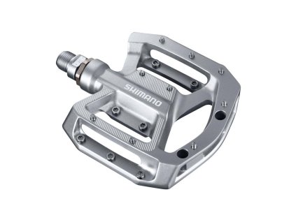 pedale shimano gr500 mtb flat strieborne 21169