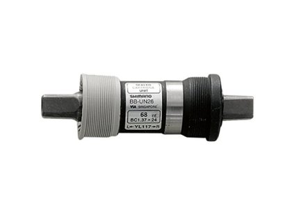 zapuzdrena osa shimano bb un26 bsa 117mm bez skrutiek 56141