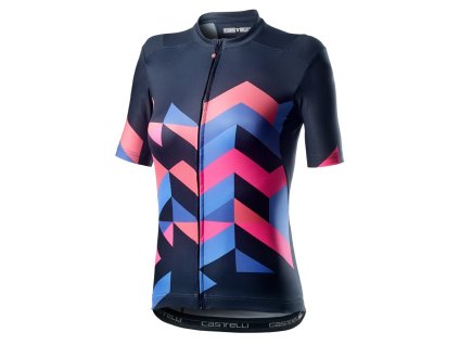 Női Castelli UNLIMITED W trikó sötét acélkék (Méret 3XS)