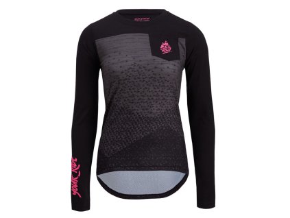 damsky dres silvini ella black fuchsia 55691