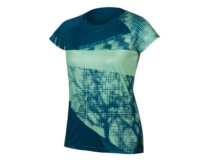 Endura Női SingleTrack Dots T LTD kék (Méret 4XS)