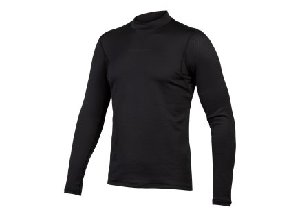 Póló Endura Transloft L/S alapréteg fekete (Méret 4XS)