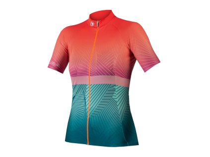 Női Endura Women's Lines S/S Jersey LTD korall színű női trikó (Méret L)