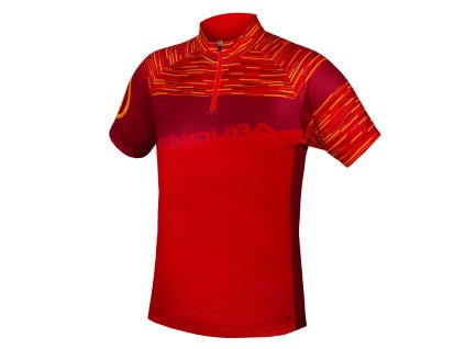 Gyerek mez Endura Hummvee Ray S/S narancssárga (Gyermek ruházat mérete 146-152)