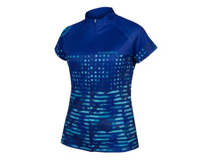 Női Endura Wms Hummvee Ray S/S Jersey II Kobaltkék - S