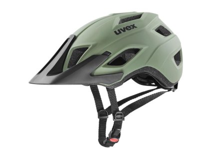 prilba uvex access olive black mat 54093