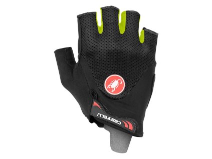 rukavice castelli arenberg gel 2 ciernofluo zlte 18716