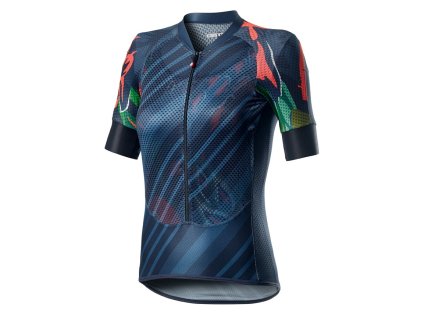 Női Castelli CLIMBER'S W trikó sötét acélkék (Méret XXS)