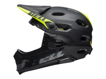 Sisak BELL Super DH MIPS Spherical Mat/Glos fekete (Sisak mérete 55 - 59 cm)