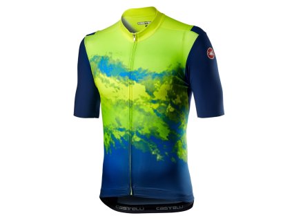 Castelli POLVERE neonsárga trikó - L