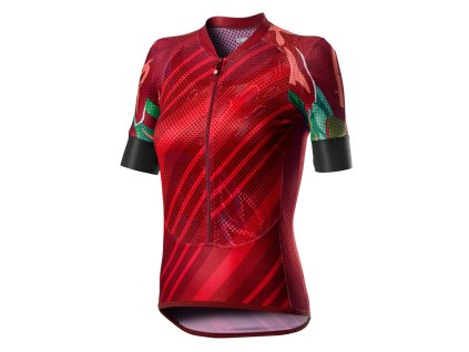 Női Castelli CLIMBER'S W piros mez (Méret XXS)