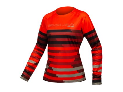 ENDURA női MT500 Supercraft L/S Tee LTD Paprika (Méret 4XS)