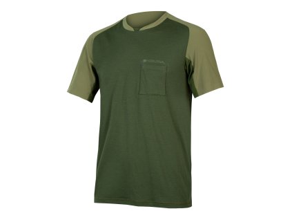 Endura GV500 Foyle MTB mez Olajzöld (Méret 4XS)