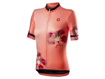 Női Castelli PRIMAVERA trikó barack színben (Méret 4XS)