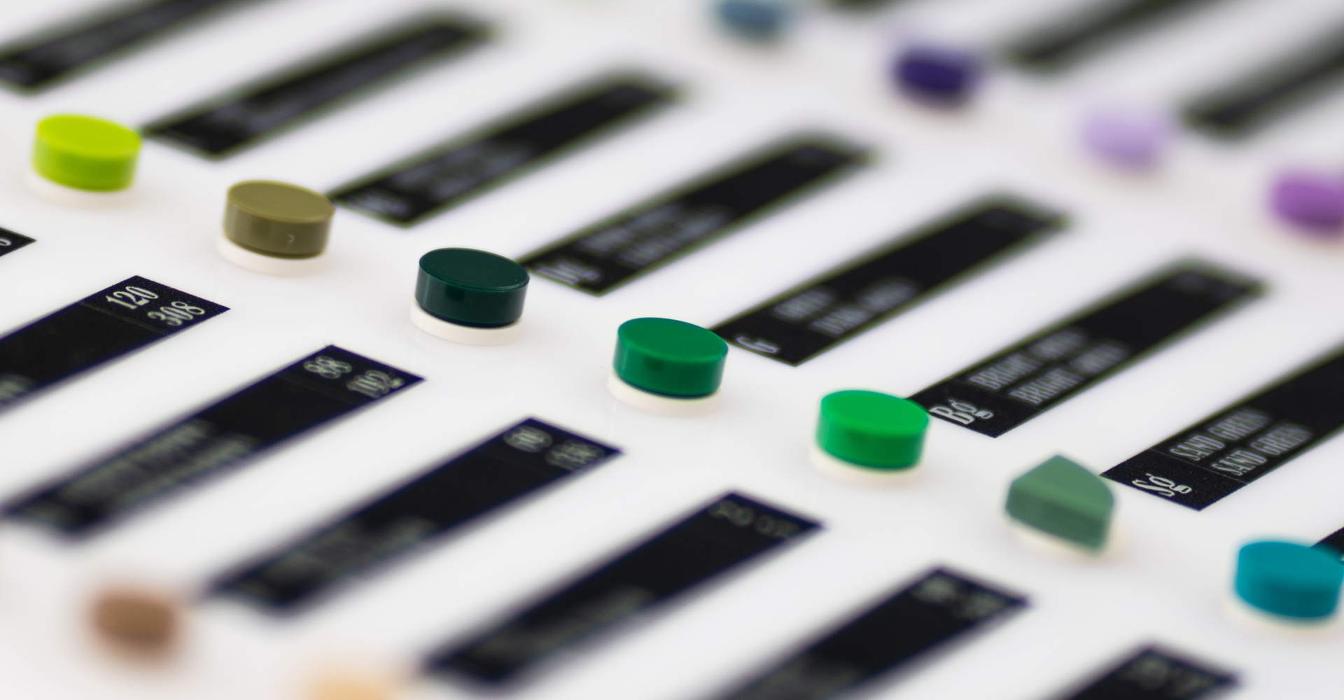 LEGO® Color Comparison Table MOC