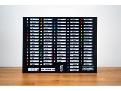 LEGO® Color Comparison Table