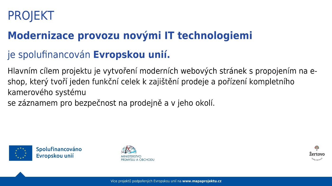 Modernizace provozu novými IT technologiemi