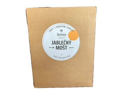 100% jablečný mošt Žertovo 3L