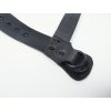 Leather chinstrap of the British airborne helmet
