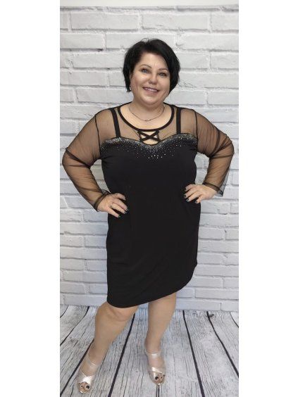 Elegantní šaty plus size