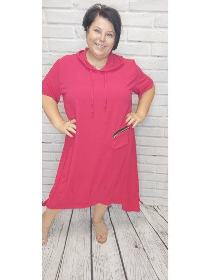 Sportovní maxi šaty plus size