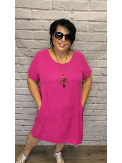 Mušelínové šaty plus size