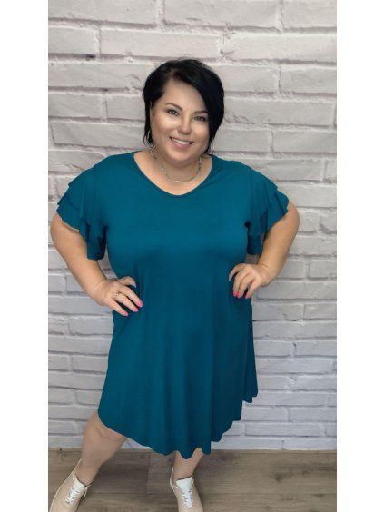 Splývané šaty plus size