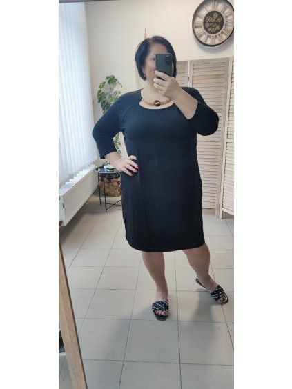 Bavlněné šaty plus size
