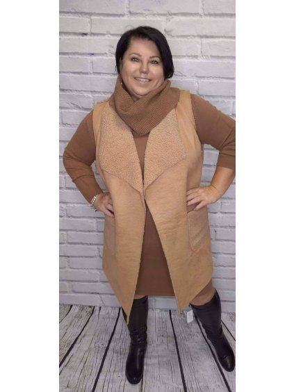 Svetrové šaty plus size
