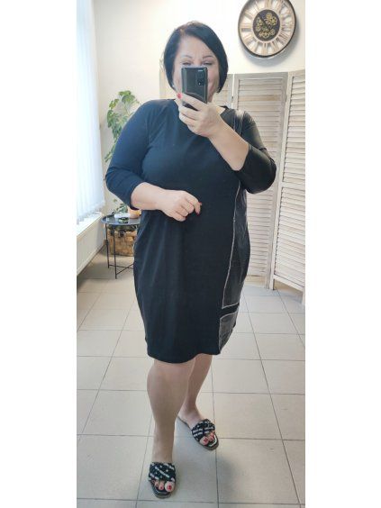 Bavlněné šaty plus size