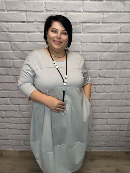 Luxusní balonové šaty plus size